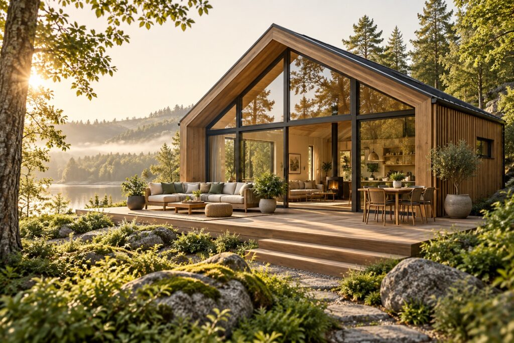 A woodland weekend for two